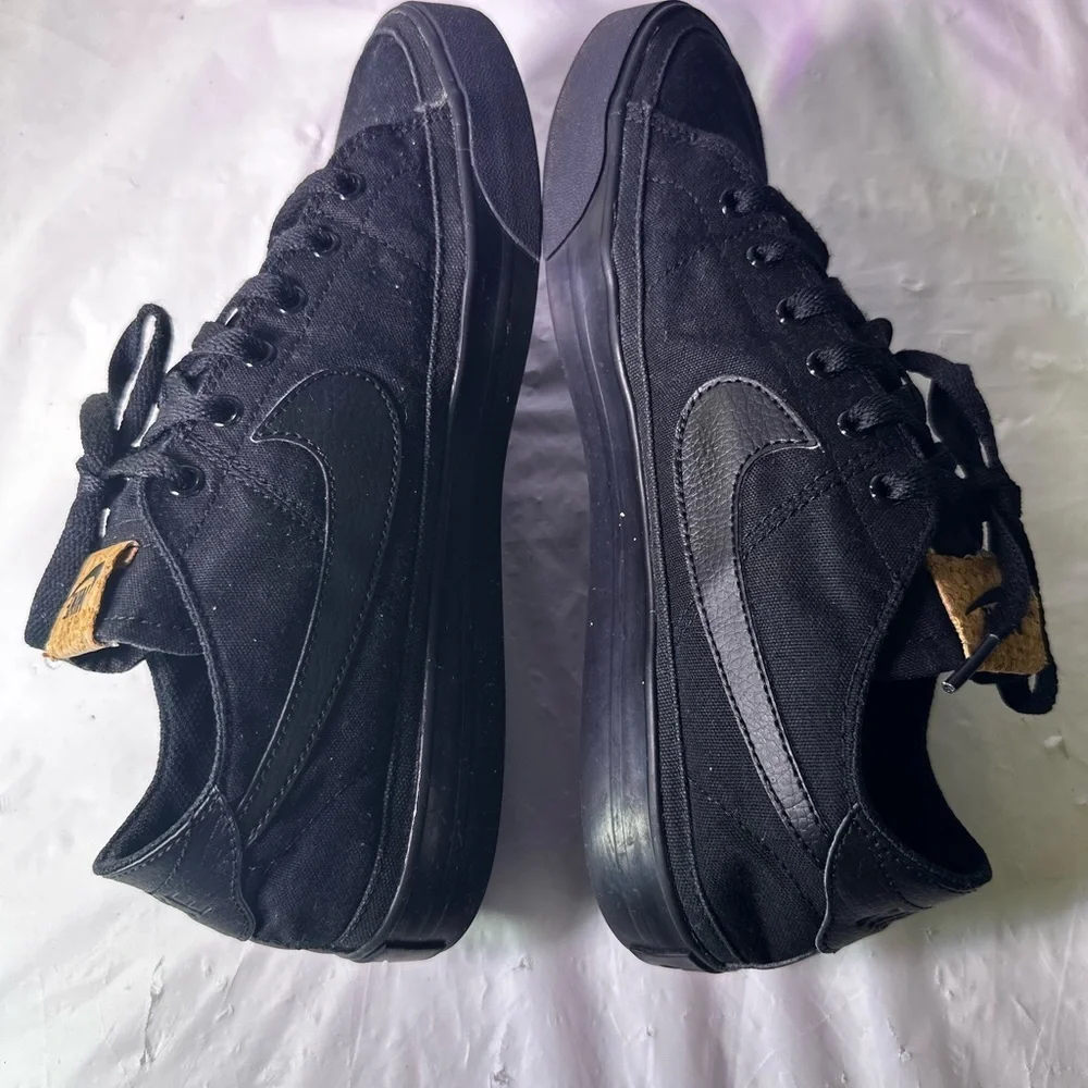 Nike All-Black Low-Top Sneakers